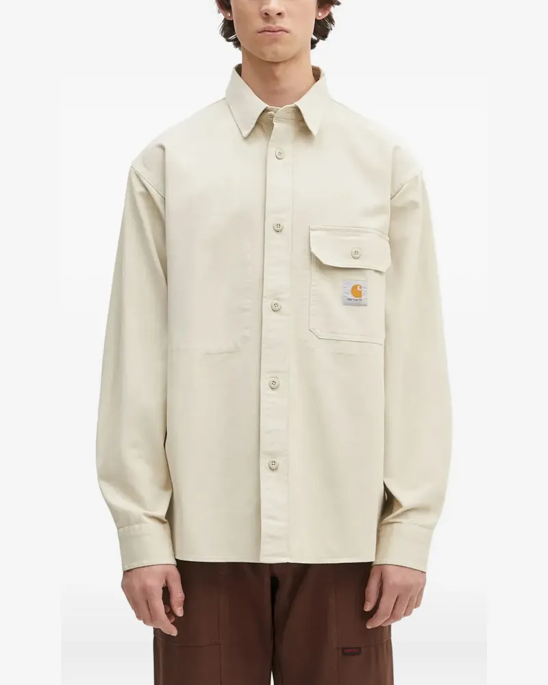 Carhartt WIP Reno Hemd mit Klappentasche - Nude Nude