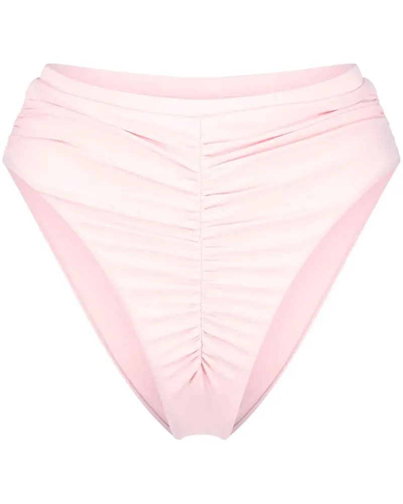 Giambattista Valli Gerafftes Bikinihöschen - Rosa Rosa