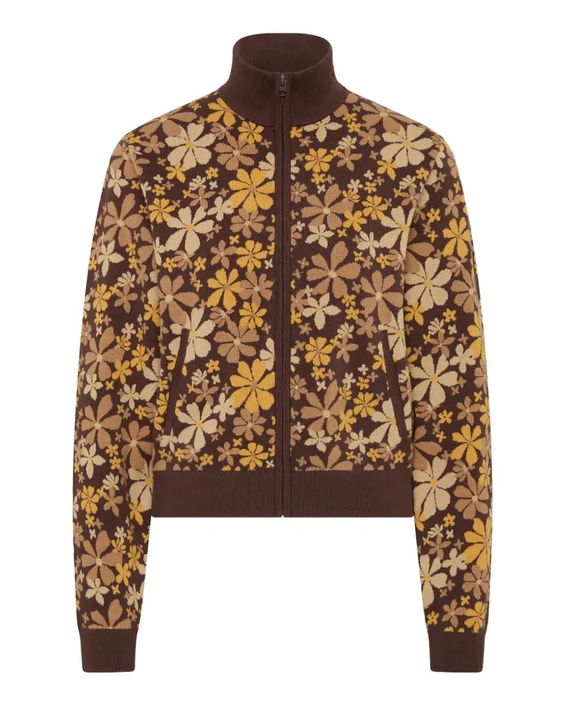 The Upside Copacabana Margot Cardigan mit Print - Braun Braun