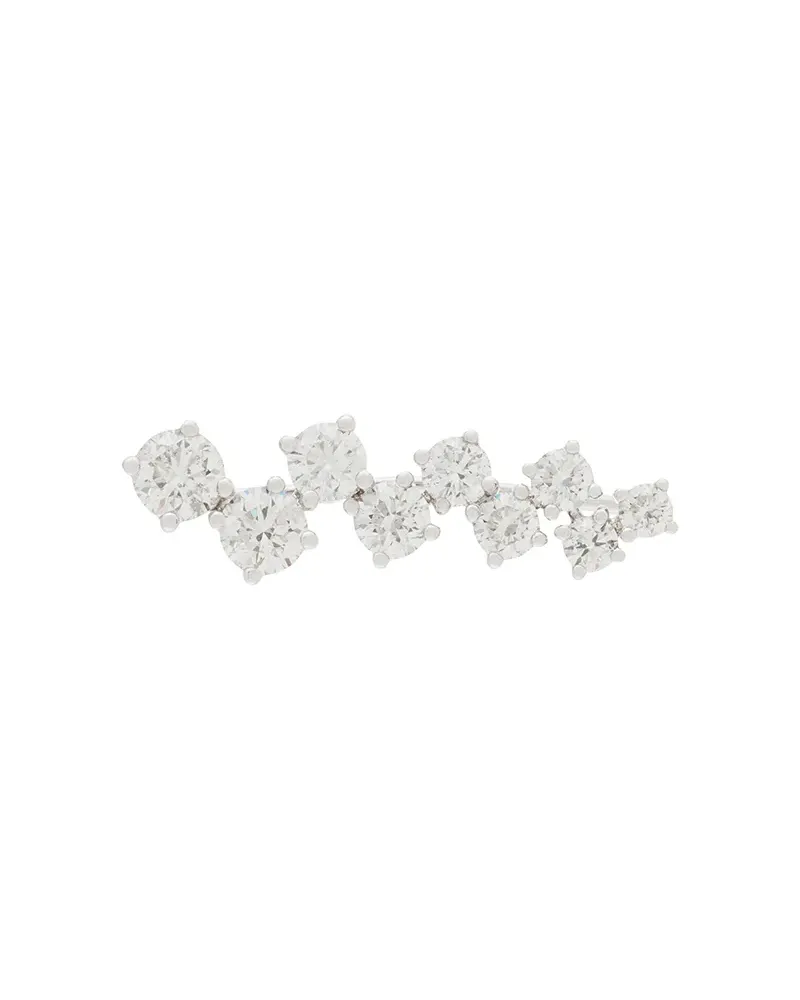 Alinka 18kt Eva Weißgoldarmspange mit Diamanten - Silber Silber