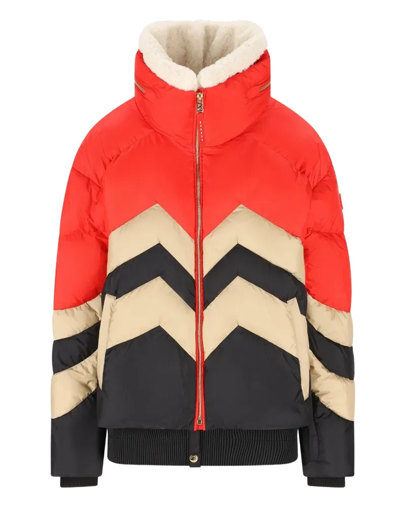 Bogner Jacke mit Zickzackmuster - Rot Rot