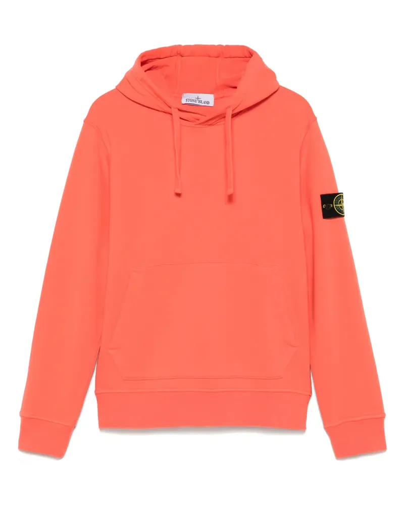 Stone Island Hoodie aus Bio-Baumwolle - Orange Orange
