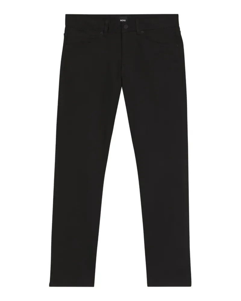 HUGO BOSS Jeans mit Knopfverschluss - Schwarz Schwarz