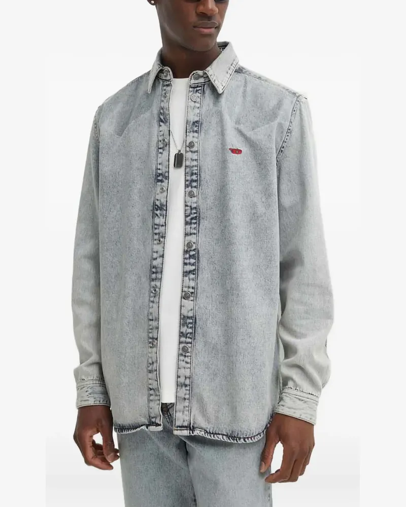 Diesel D-Simply Hemd - Grau Grau