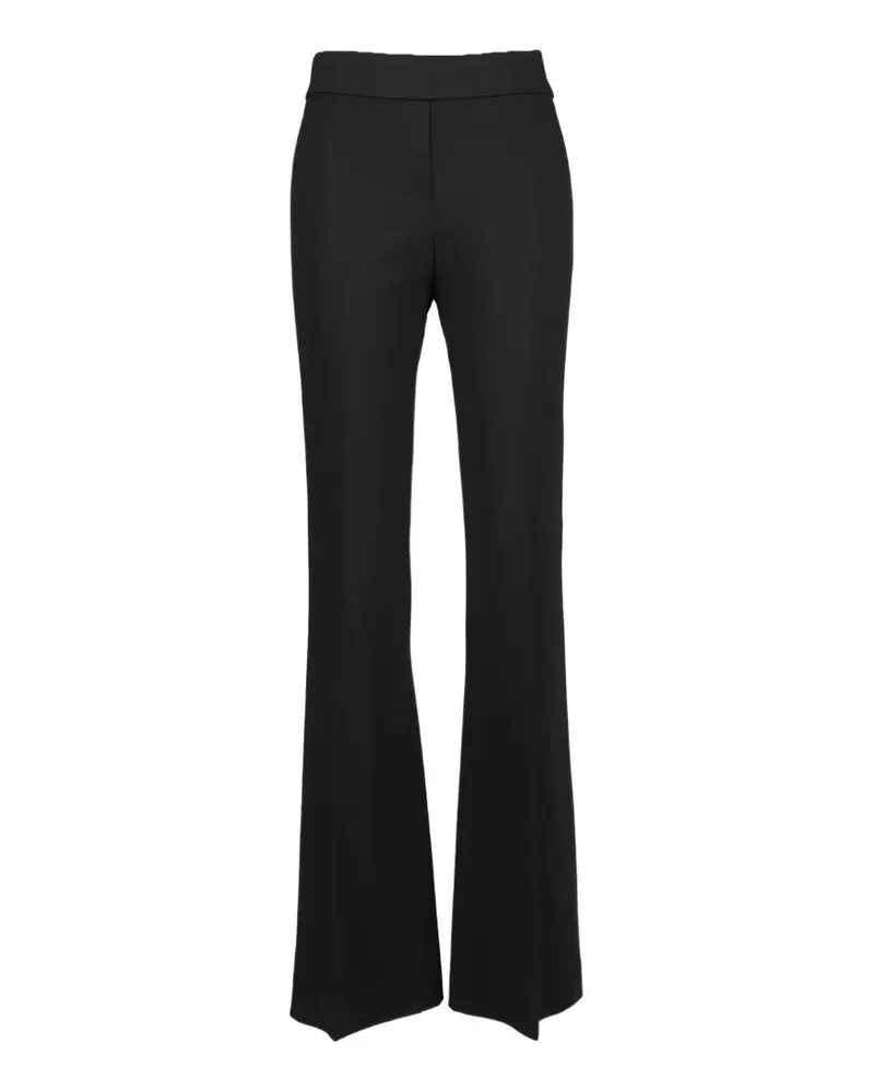 SEDUCTIVE  pressed-crease flared trousers - Schwarz Schwarz