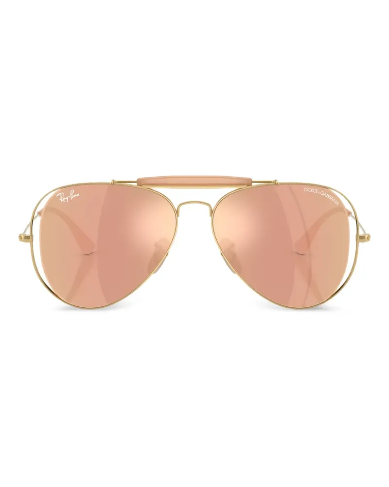 Ray Ban Outdoorsman Sonnenbrille - Gold Gold