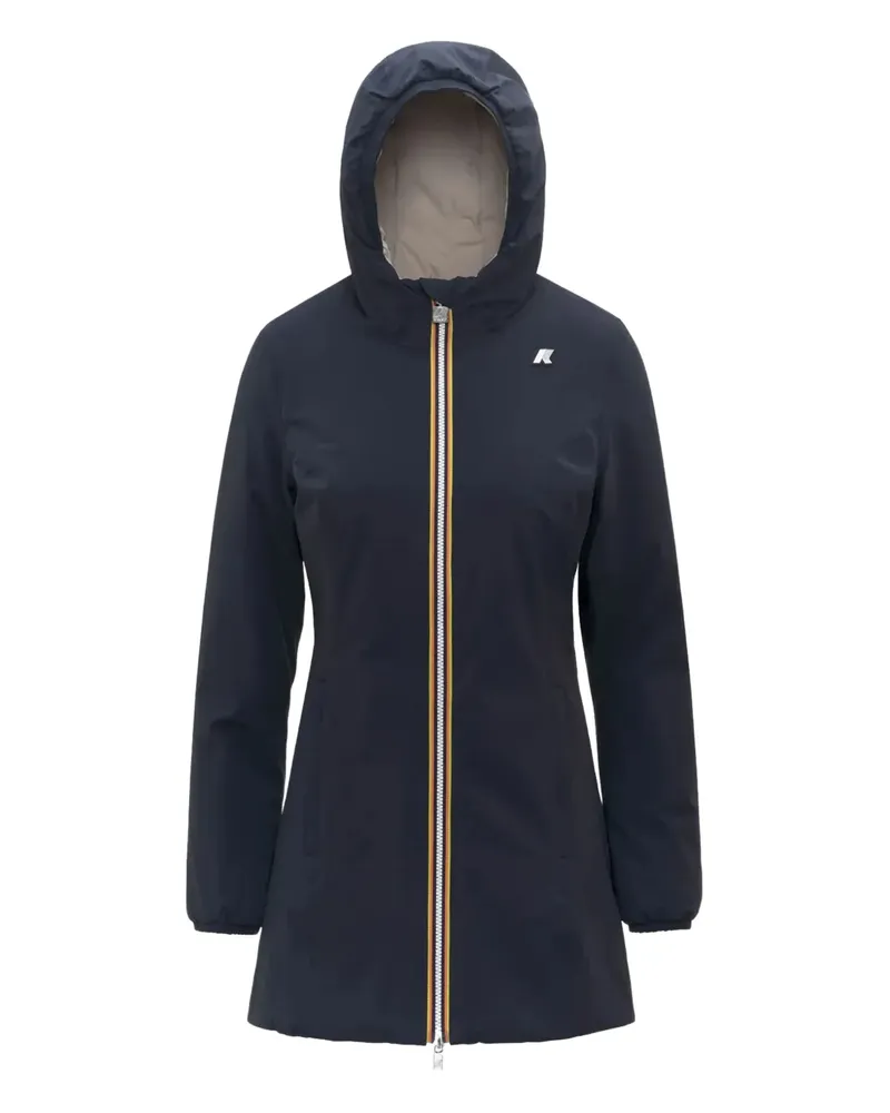 K-Way cashmere puffer jacket - Blau Blau