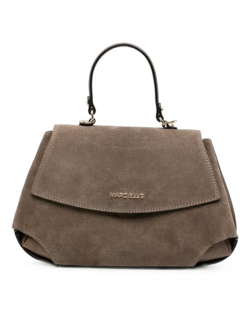 MARC ELLIS M Spency suede tote bag - Braun Braun