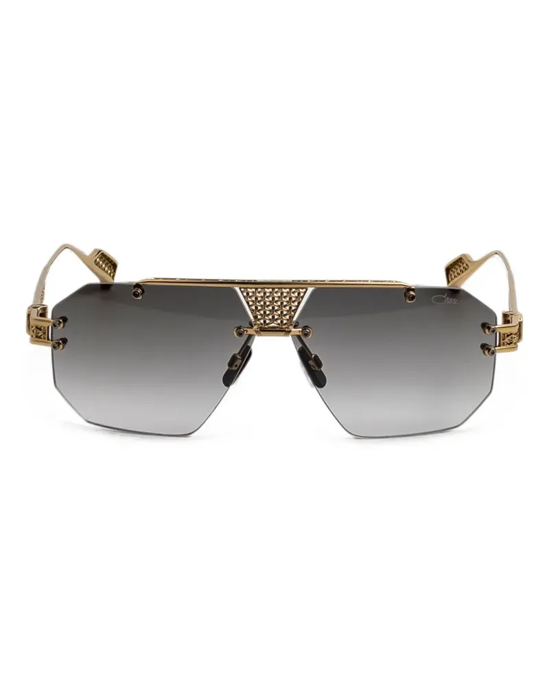 CAZAL 777 geometric-frame sunglasses - Gold Gold