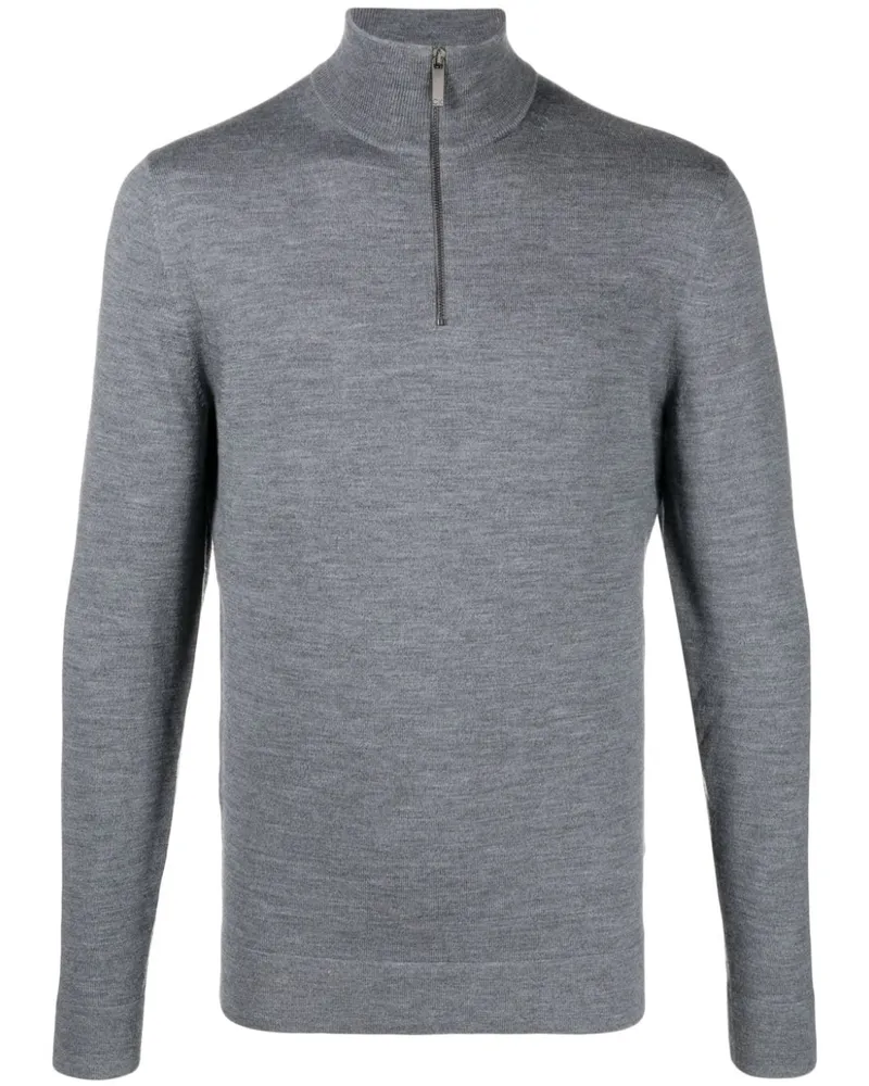 Calvin Klein Pullover mit Logo-Stickerei - PKH Mid Grey Heather Pkh