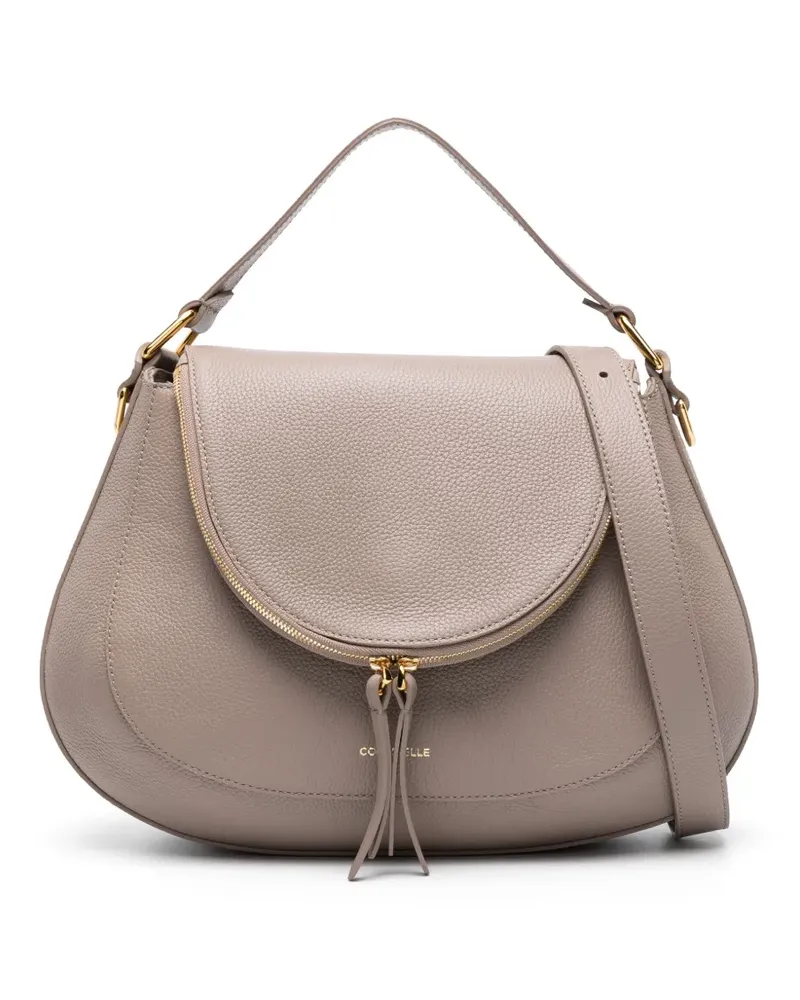 Coccinelle Handtasche mit Logo - Braun Braun