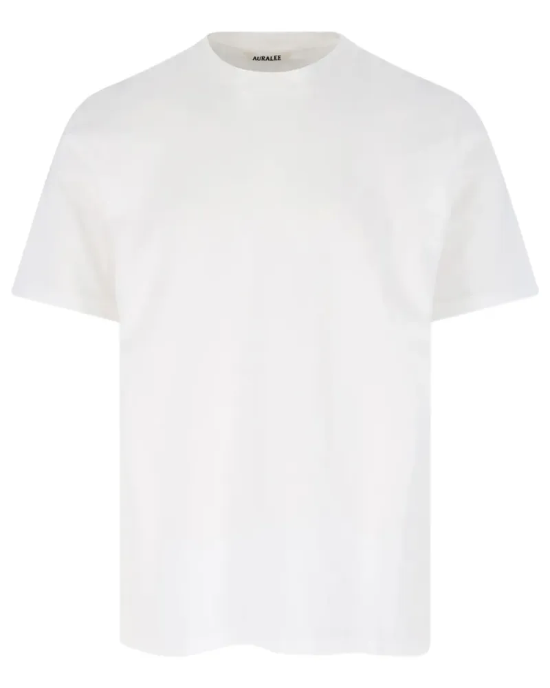 AURALEE T-Shirt aus Baumwolle - Weiß Weiß