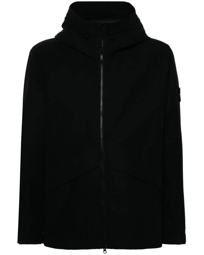 Stone Island Jacke aus Canvas - Schwarz Schwarz
