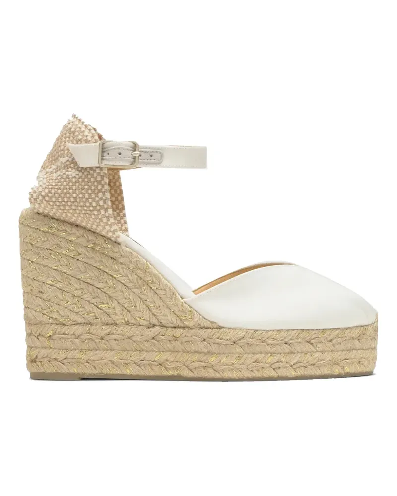 Castañer platform ankle strap espadrilles - Nude Nude