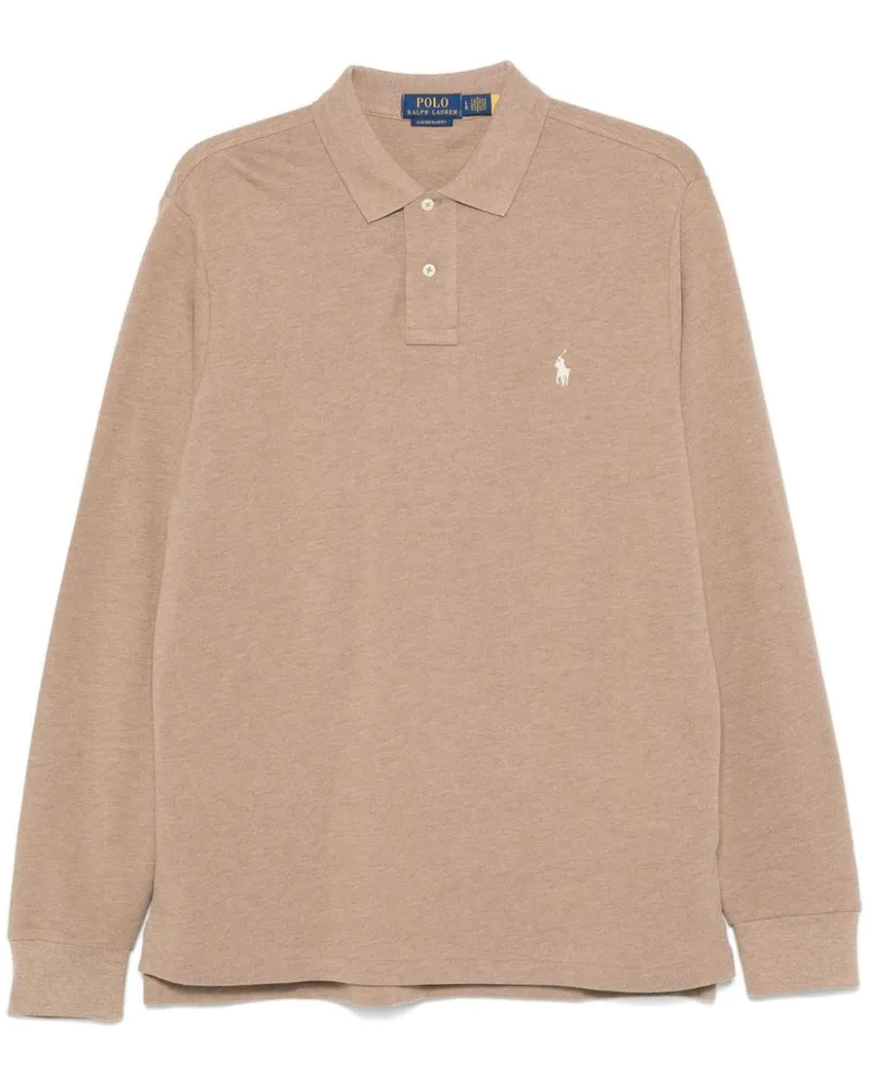 Ralph Lauren Poloshirt mit Polo Pony-Stickerei - Braun Braun