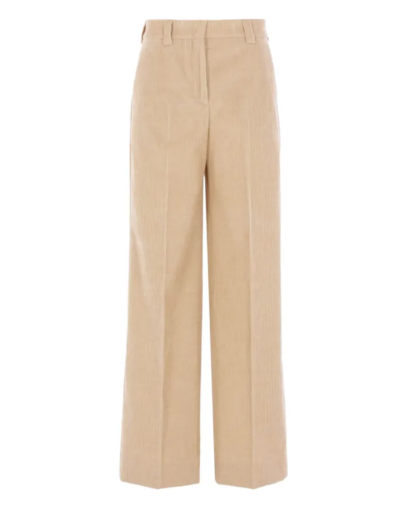 Incotex Hose aus Cord - Nude Nude