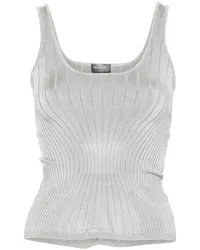 Thierry Mugler Gestricktes Top Grau