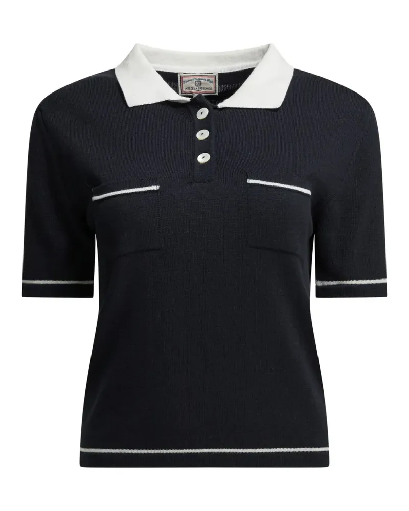 Inès de la Fressange Fran polo top - Blau Blau