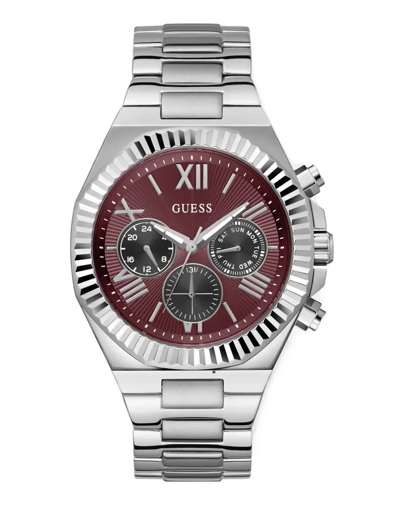 Guess 44mm Stainless Steel multifunction watch - Rot Rot