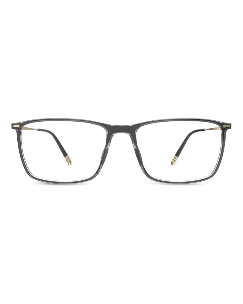 Silhouette Illusion Lite Brille mit eckigem Gestell - Grau Grau
