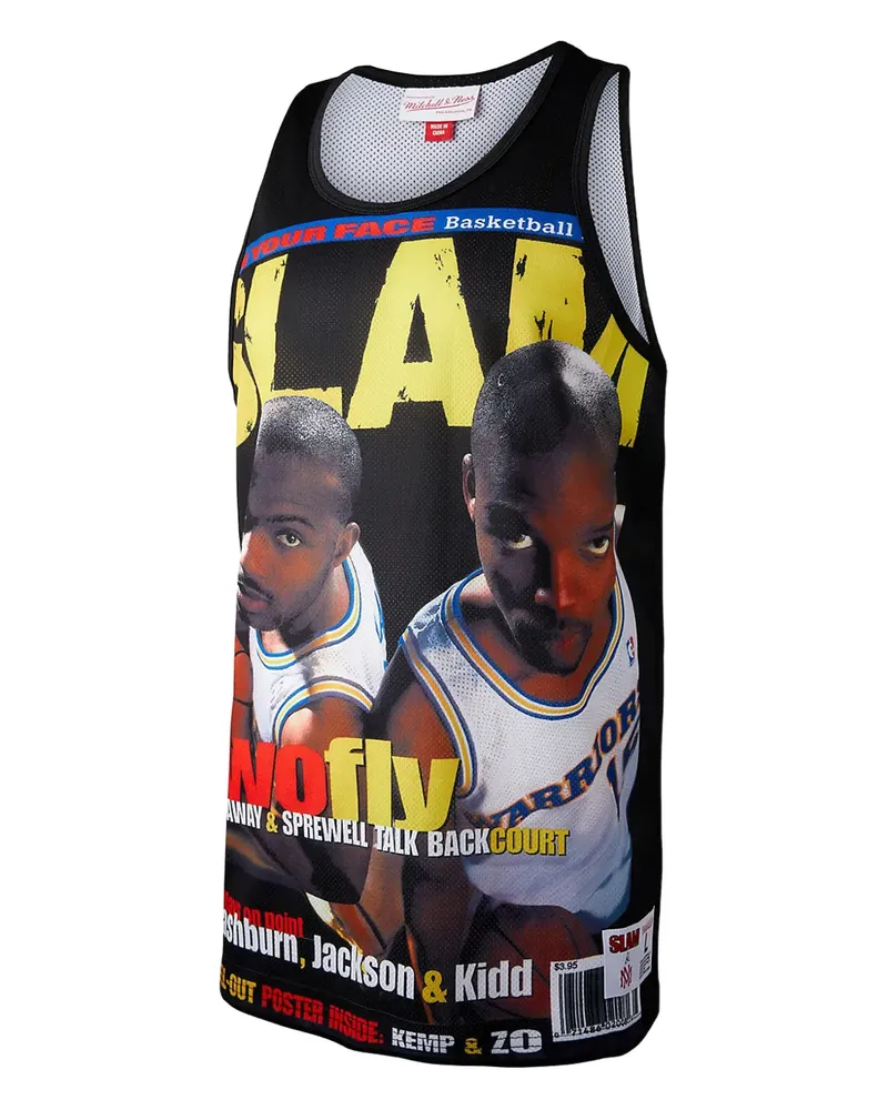 Mitchell & Ness Slam NBA Golden State Warriors im Hardaway and Latrell Sprewell tank top - Schwarz Schwarz