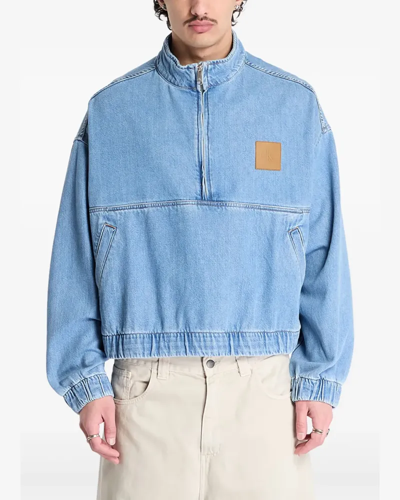 Calvin Klein Klassische Jeansjacke - Blau Blau