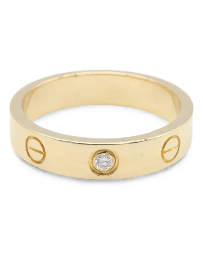 Cartier 2010s mini Love diamond ring - Gold Gold