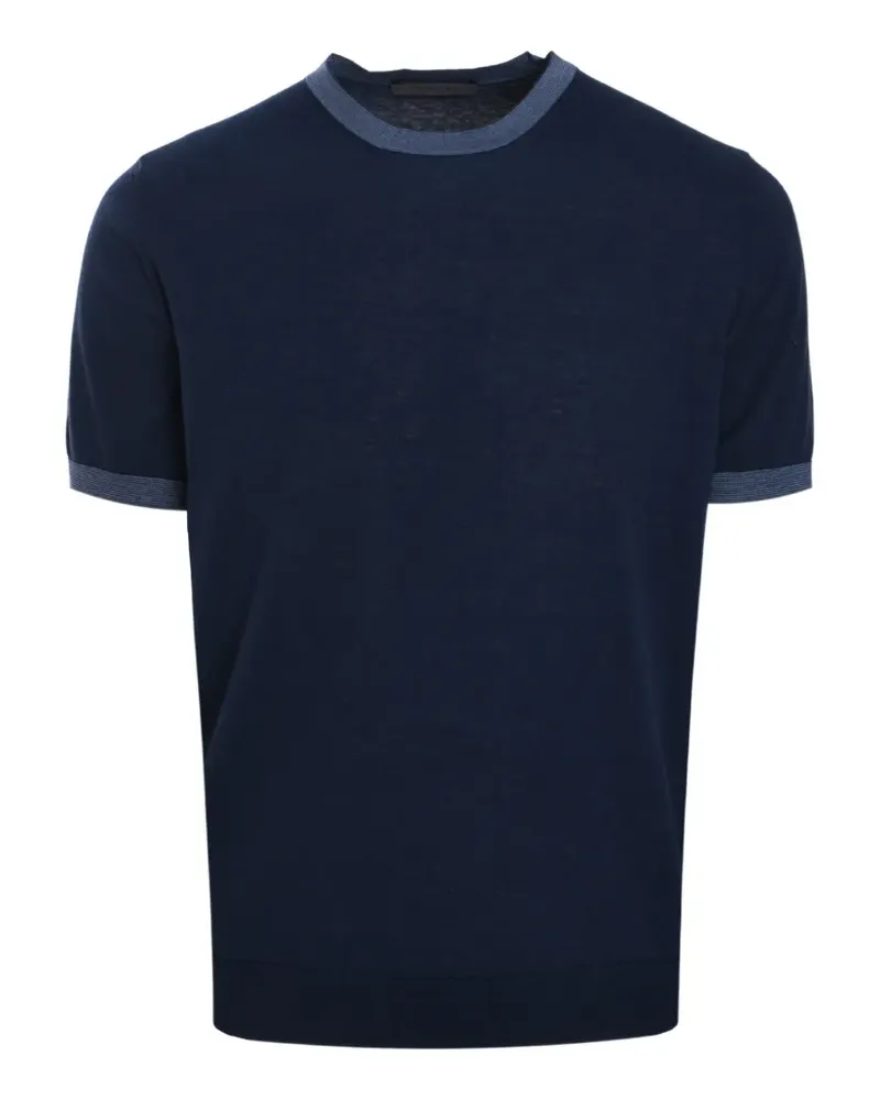 Corneliani round-neck T-shirt - Blau Blau