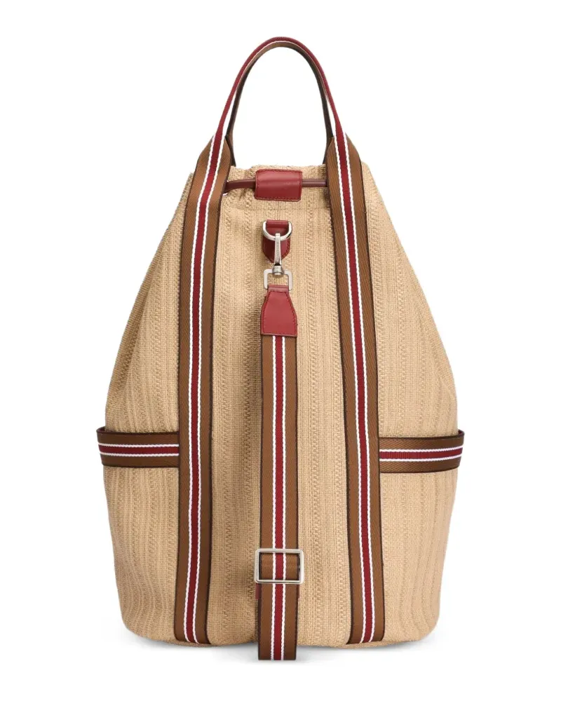 Dolce & Gabbana Essenza backpack in raffia - Nude Nude