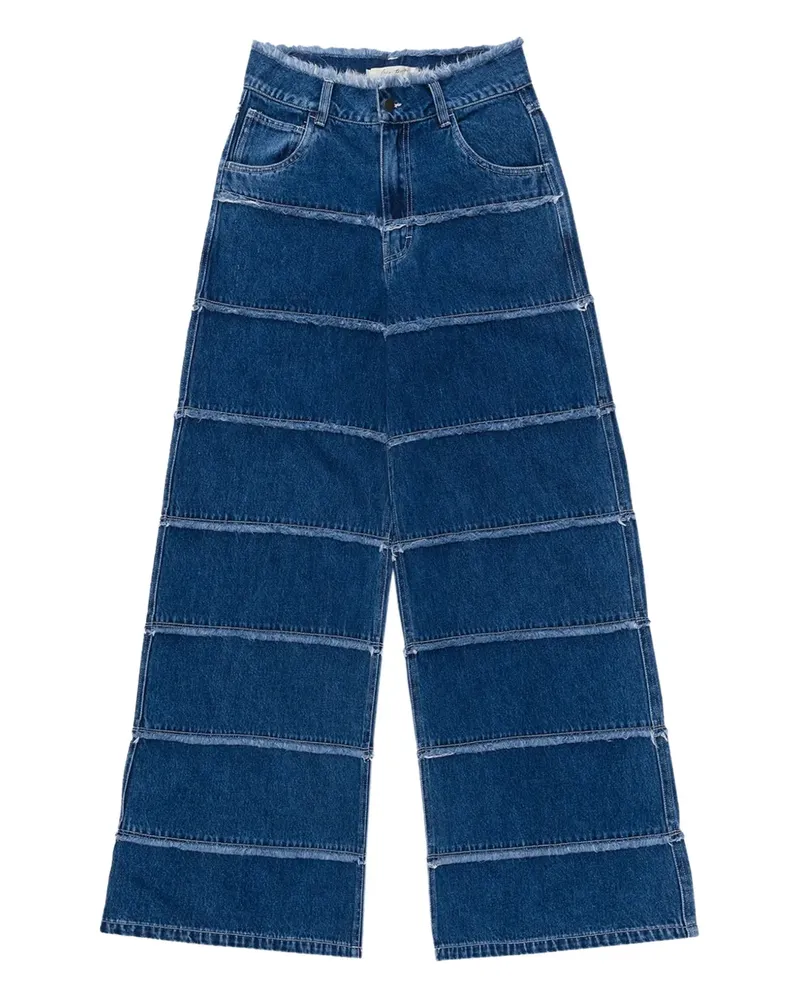 Honor The Gift Jeans mit ausgefransten Kanten - Blau Blau