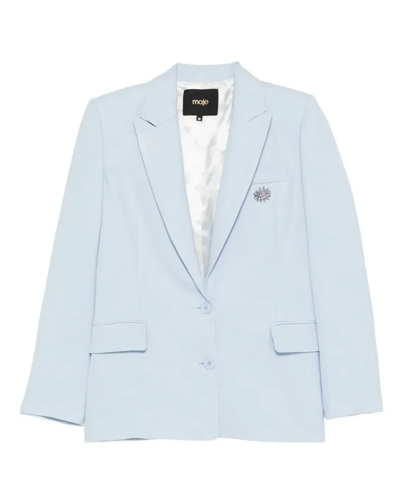 Maje Geknöpftes Sakko - Blau Blau