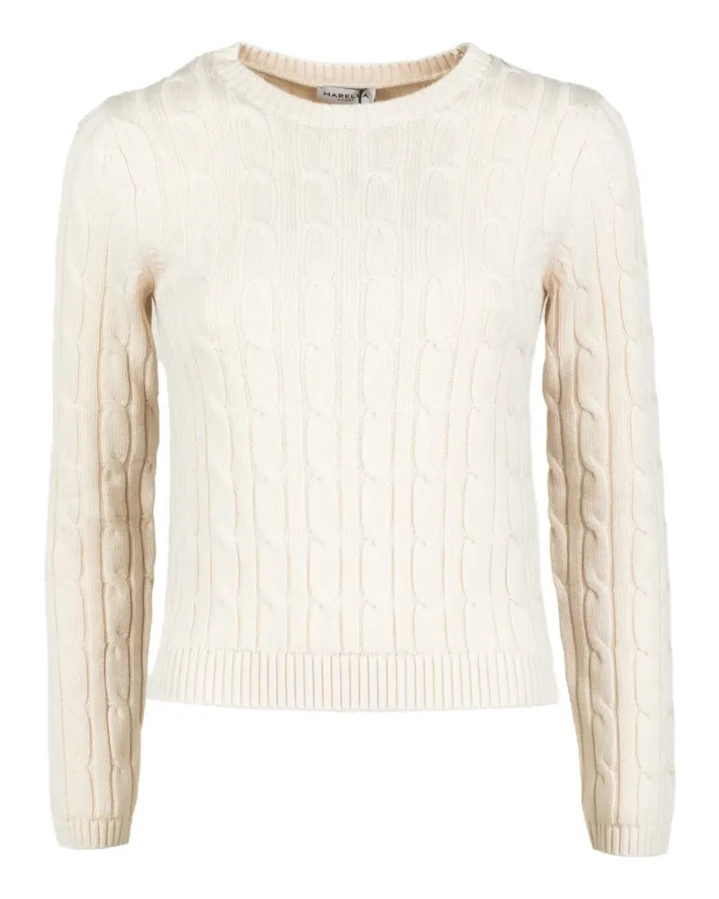 MARELLA cable-knit sweater - Nude Nude