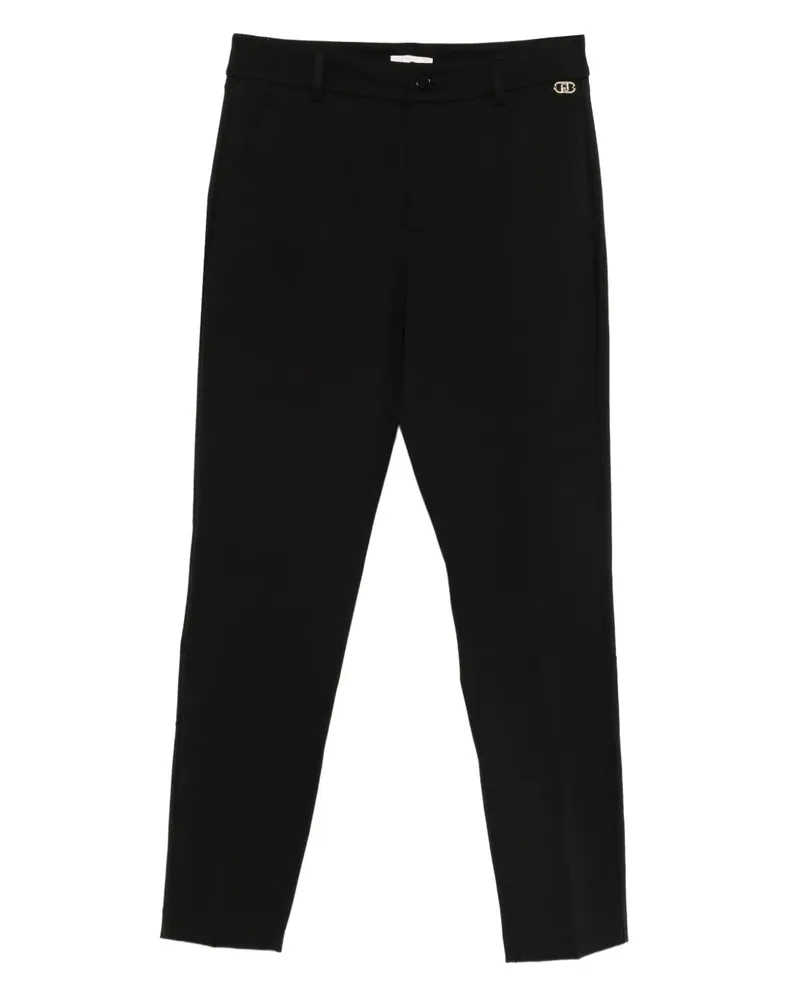 Liu Jo Hose mit Logo-Detail - Schwarz Schwarz