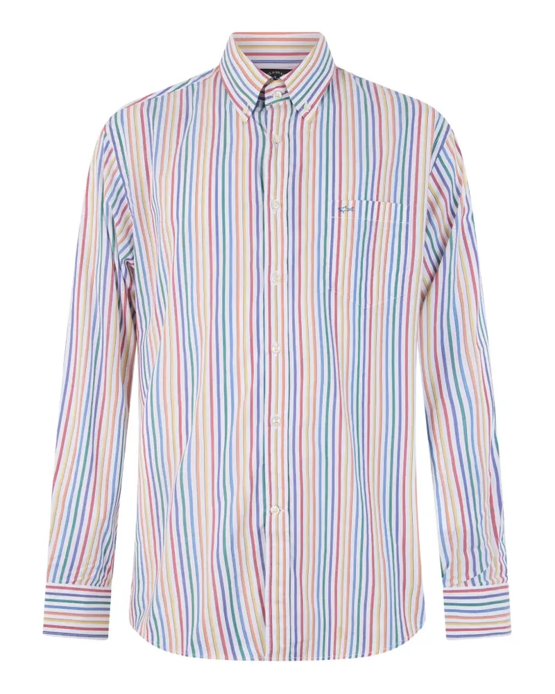 Paul & Shark striped long-sleeve shirt - Rosa Rosa