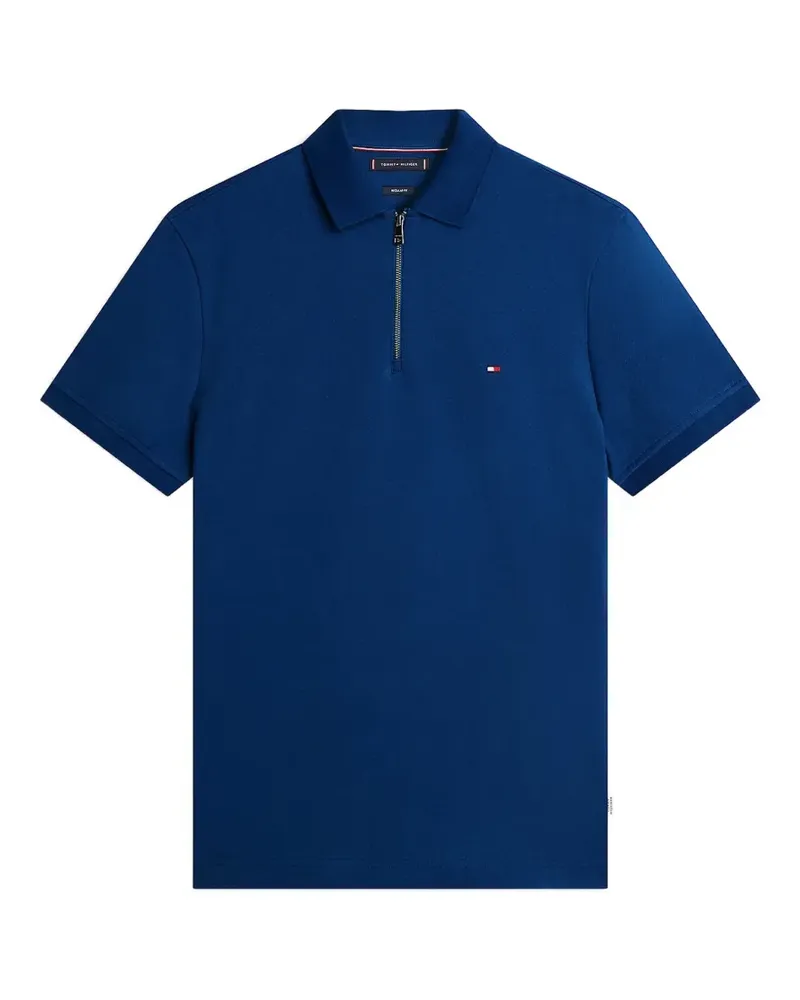 Tommy Hilfiger Air Dot zip-fastening polo shirt - Blau Blau