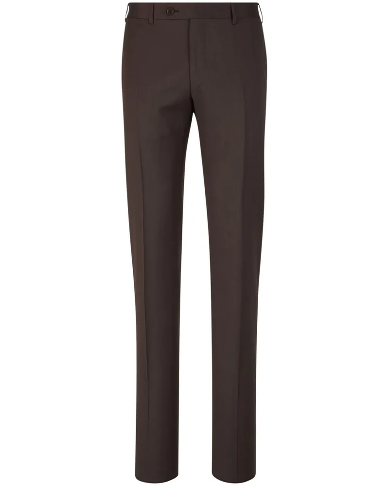 Canali Klassische Hose - Braun Braun