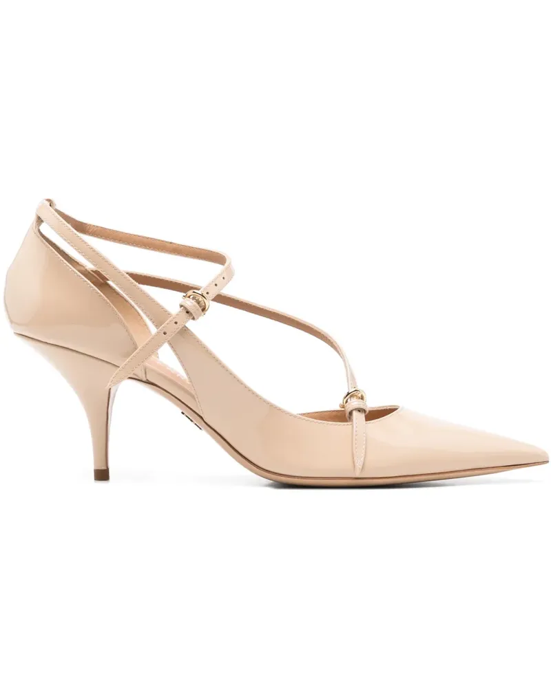 Ferragamo Pumps mit Riemen 70mm - Nude Nude