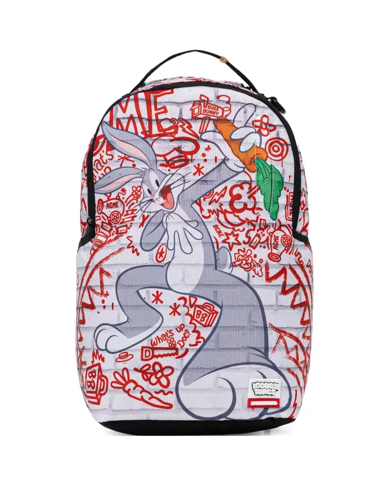 Sprayground Looney Tunes graffiti-print backpack - Weiß Weiß