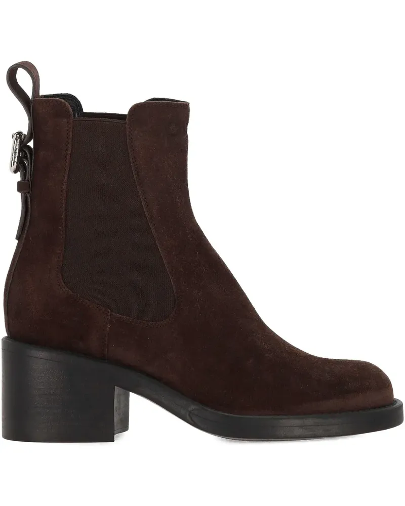 Chloé buckle detail boots - Braun Braun