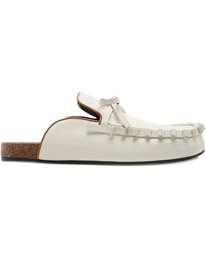J.W.Anderson Slipper aus Leder - Weiß Weiß
