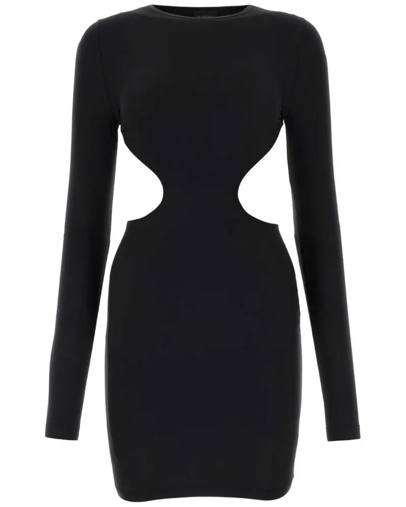 Balenciaga Minikleid mit Cut-Outs - Schwarz Schwarz