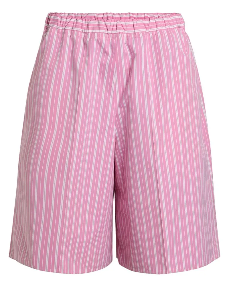 Patou Lange Shorts mit Streifen - Rosa Rosa
