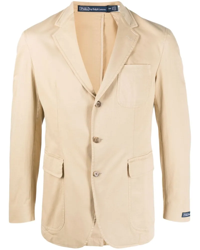 Ralph Lauren Sakko mit fallendem Revers - Nude Nude