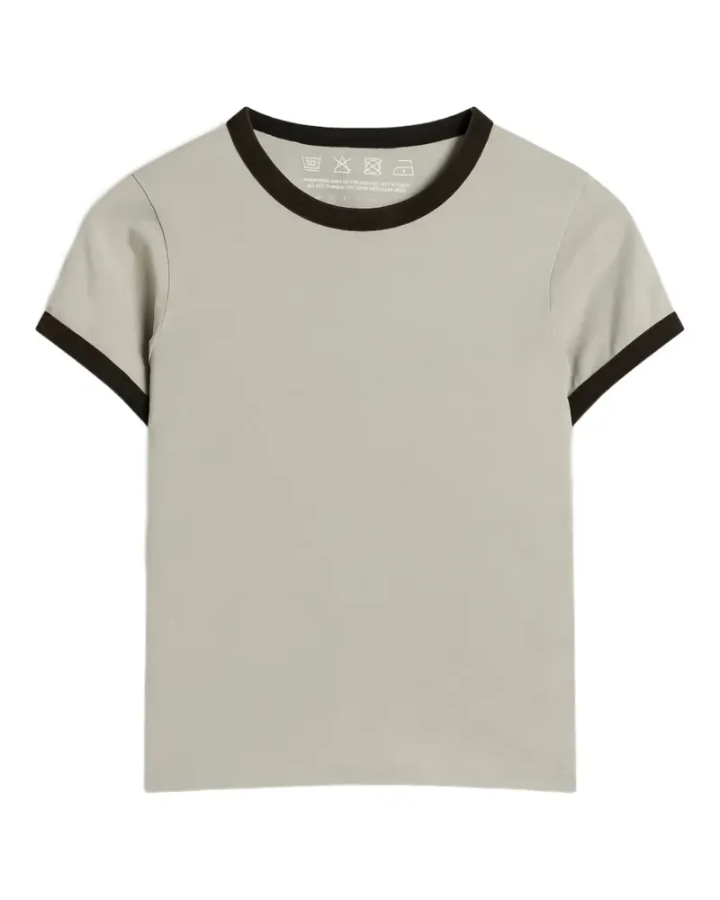 Mfpen T-Shirt mit Kontrastdetails - Grau Grau