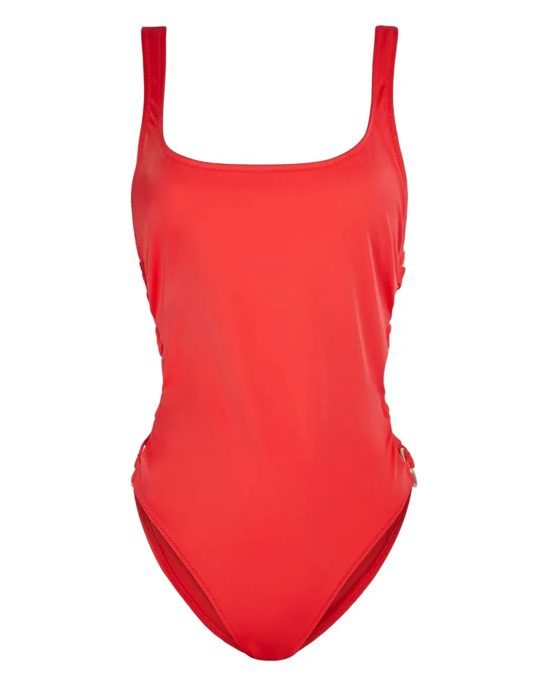 Solid and Striped The Jennifer Badeanzug mit Cut-Out - Rot Rot
