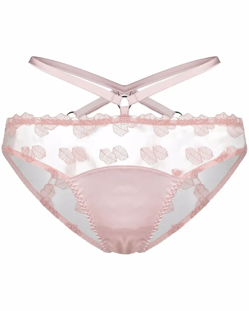 Fleur Of England Valentina Ouvert Slip - Rosa Rosa