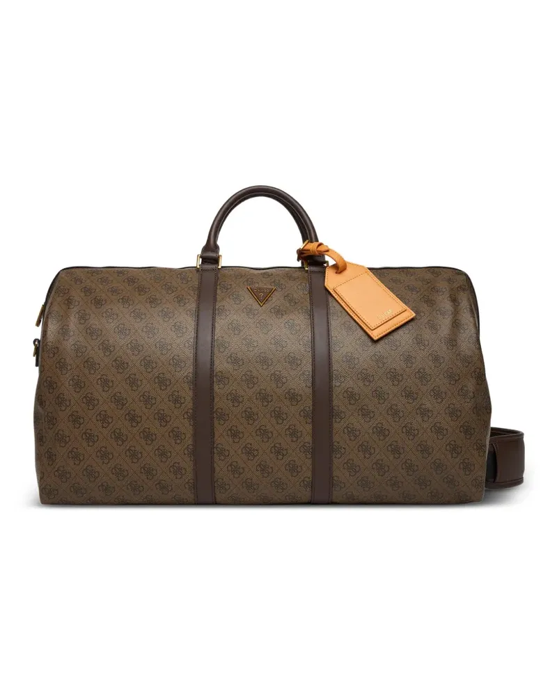 Guess monogram-print holdall - Braun Braun