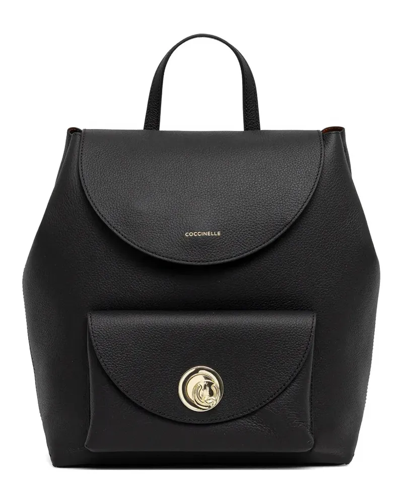 Coccinelle logo-detail backpack - Schwarz Schwarz