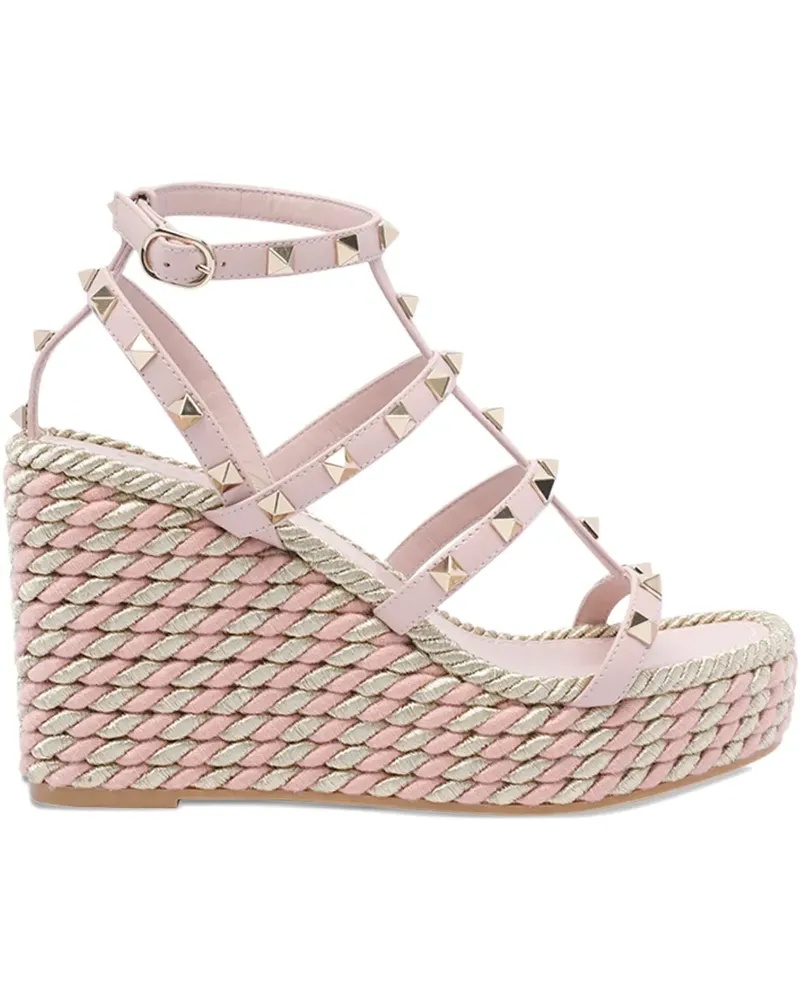 Valentino Garavani Rockstud Sandalen 95mm - Rosa Rosa