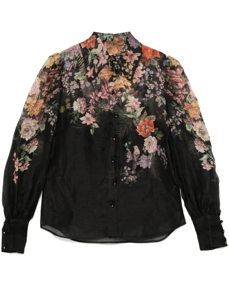 Zimmermann Pavilion Bluse - Schwarz Schwarz